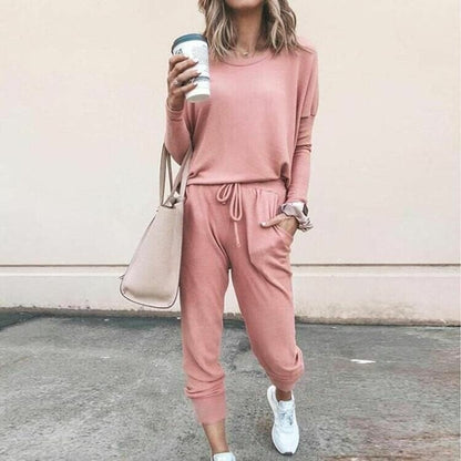 ✨Nouă sosire✨Frumoasă ținută din două piese pentru femei: Top + Pantaloni